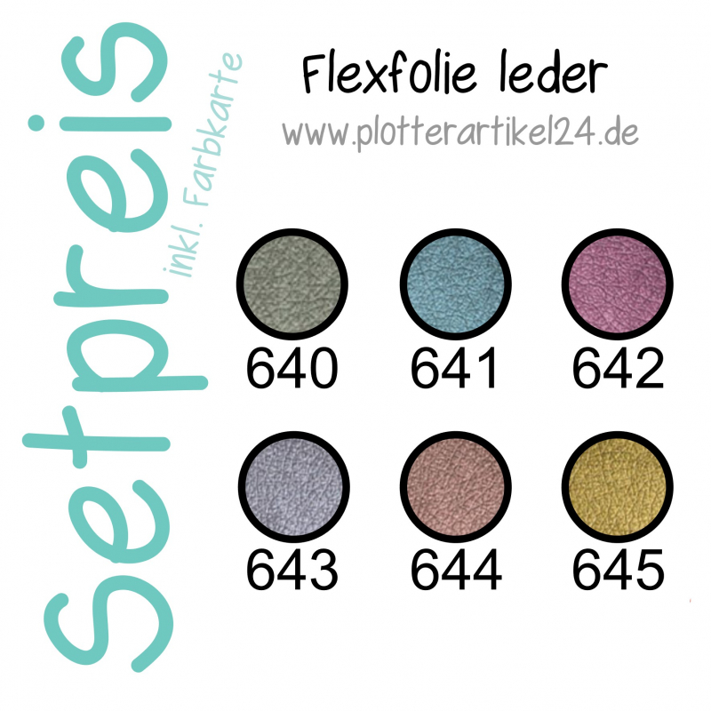 Flexfolie leder Set