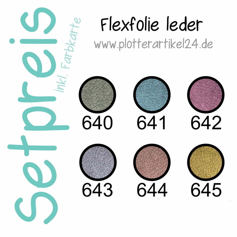 Flexfolie leder Set