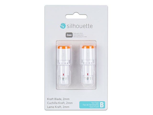 Silhouette KRAFT Blade Plotter-Messer 2mm (2 Stück) für Cameo 4