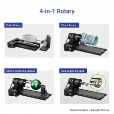 xTool Rotations Erweiterung RA2 PRO für S1, F1 und P2 (LK4) Laser