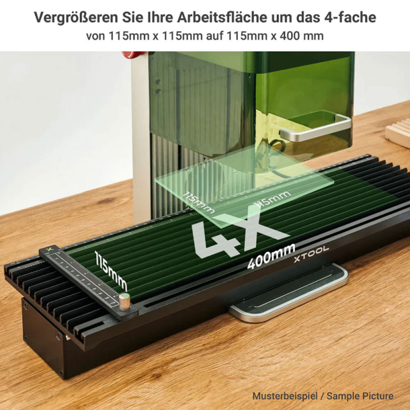 xTool Schlitten Erweiterung für F1 Laser