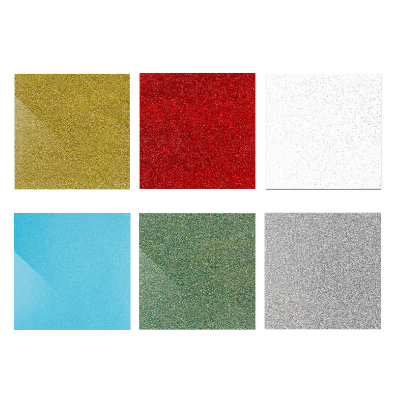 Glitter Acryl 3mm Bogen - 30x30cm