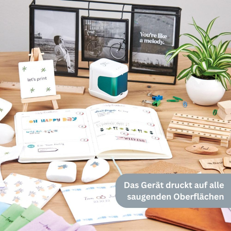 e-mark® go Mobiler Lifestyle-Drucker Set