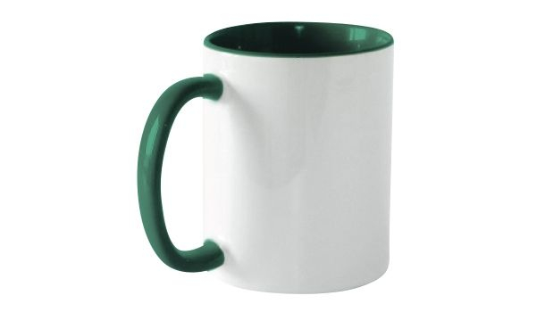 Keramiktasse 11oz, ORCA, innen und Henkel farbig