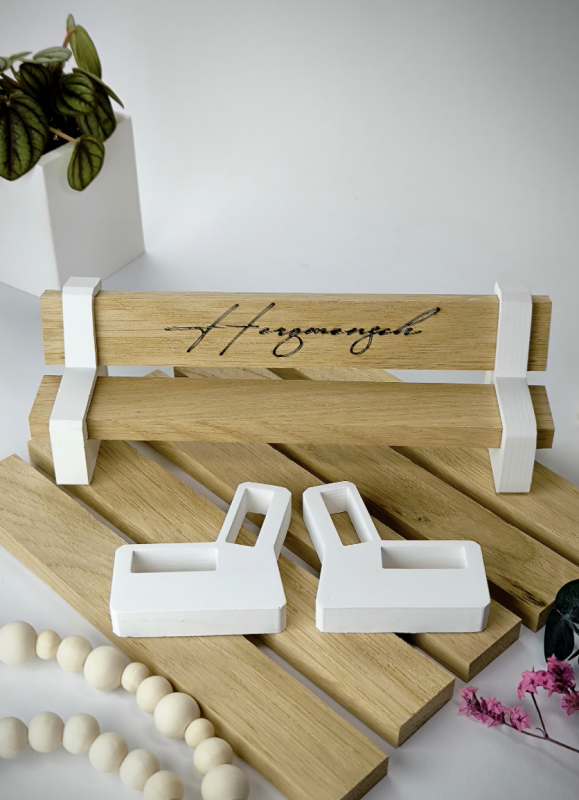 Bank - Parkbank - Gussbeine 8 cm