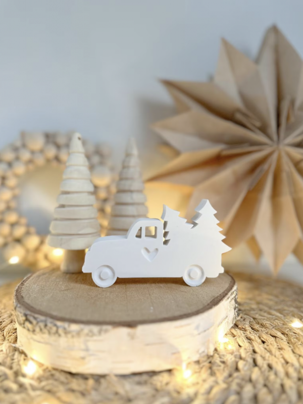 LKW mit Tannenbäumen