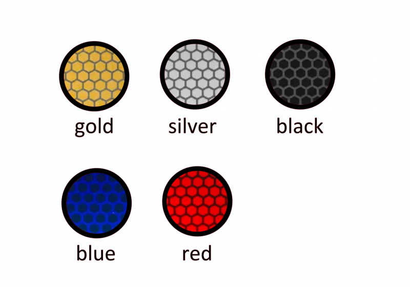 Flexfolie hexagon