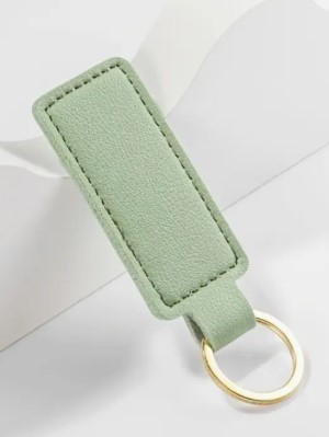 Elegante Kunstleder-Schlüsselanhänger