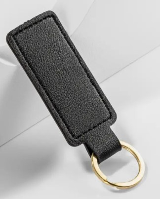 Elegante Kunstleder-Schlüsselanhänger