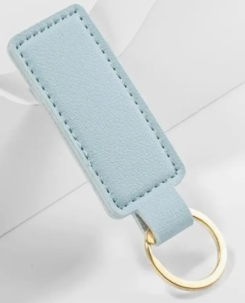 Elegante Kunstleder-Schlüsselanhänger