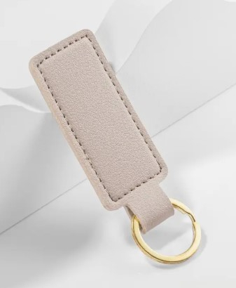 Elegante Kunstleder-Schlüsselanhänger