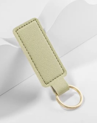 Elegante Kunstleder-Schlüsselanhänger