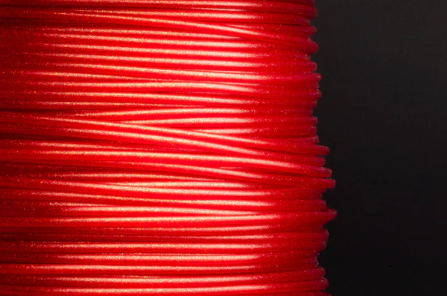 Glitzer PLA Rot