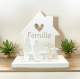 Familienfiguren mit Hund und Katze