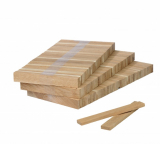 Holzklötzchen Eiche 16x2,2x0,8cm 82 Stück