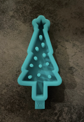 Weihnachtsbaum mit Schnee & Stern 12 cm