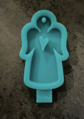 Engel mit Herz als Anhänger 9 cm