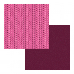 plottiX iXPaper Set Knitted Burgundy
