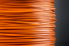 Glitzer PLA Rotorange