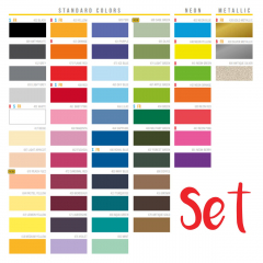 Flexfolie matt Set (POLI-FLEX® PREMIUM) 50 Bögen